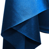 Abito da festa midi aderente senza spalline