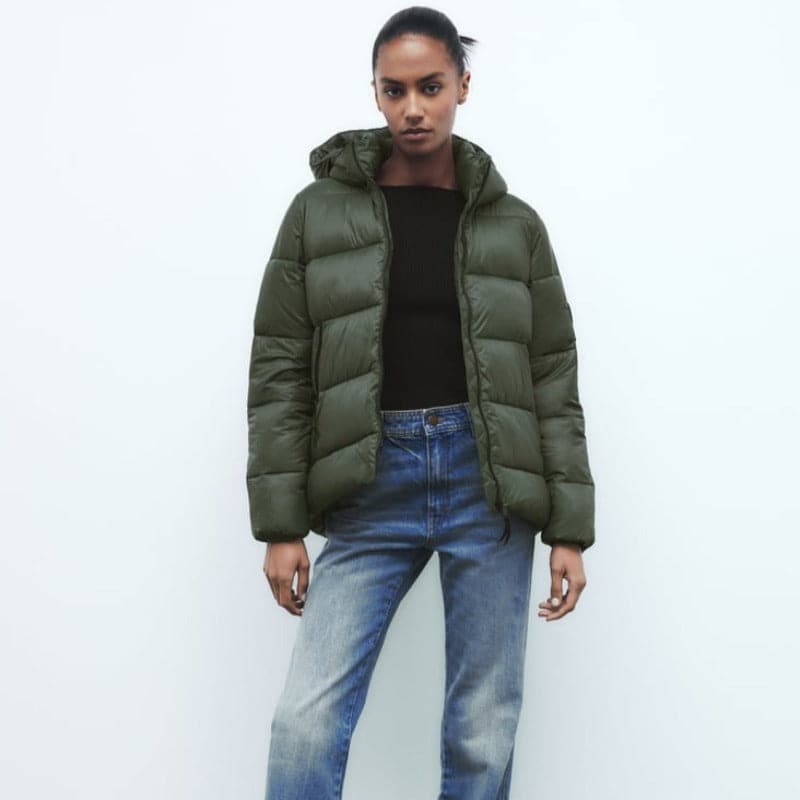 Giacca calda Amélie | Giacca con cerniera alla moda