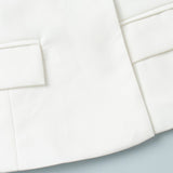 Blazer corto con cintura in vita