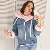 Hermina - Giacca con cappuccio elegante e di alta qualità