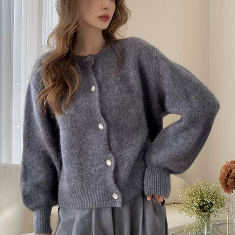 Cardigan tinta unita color macaron