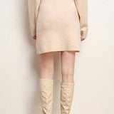 Minigonna a trapezio in lana