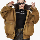 Giacca da lavoro con tasca dal taglio rilassato