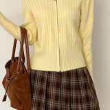 Gonna plissettata scozzese vintage