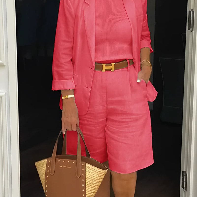 Camry - Elegante blazer e pantaloncini - Set due pezzi