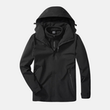 Completo due pezzi da donna - Tessuto resistente - Vestibilità comoda - Collo alto con cappuccio regolabile