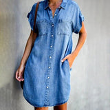 Stefani - Elegante camicia in denim da donna