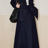 Blazer doppiopetto in twill