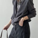 Cardigan a strati color block