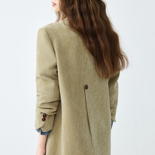 Blazer vintage tinta unita