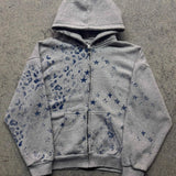 Felpa con cappuccio stampata in stile street