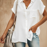 Jonna - Camicetta di alta qualità con taschino sul petto