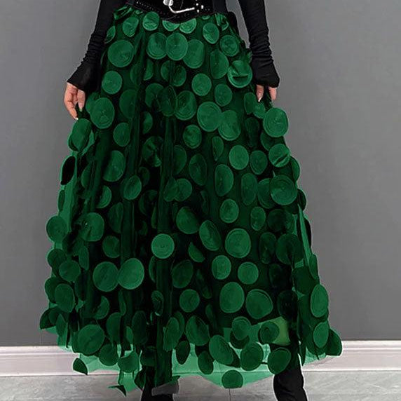 Gonna lunga in tulle a pois - Elegante e voluminosa