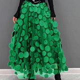 Gonna lunga in tulle a pois - Elegante e voluminosa