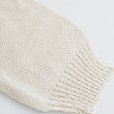 Cardigan corto con ricamo orso