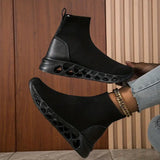 Sneakers da donna con calzino - Tessuto elasticizzato traspirante - Suola antiscivolo e confortevole