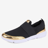 Sneakers da donna - Slip-On Comfort - Fascia elastica - Design casual moderno