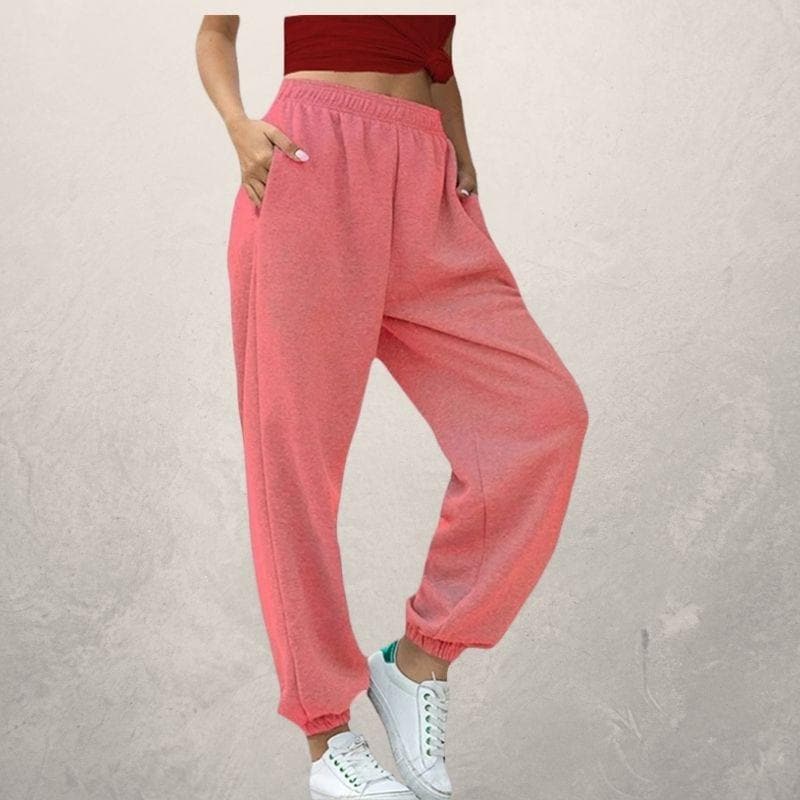Pantaloni da jogging da donna - Comodi ed eleganti - Elastico in vita - Taglio moderno
