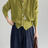 Cardigan in maglia di lana atmosferica