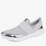 Sneakers da donna - Slip-On Comfort - Fascia elastica - Design casual moderno