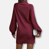 Abito a collo alto Marguerite | Abito elegante