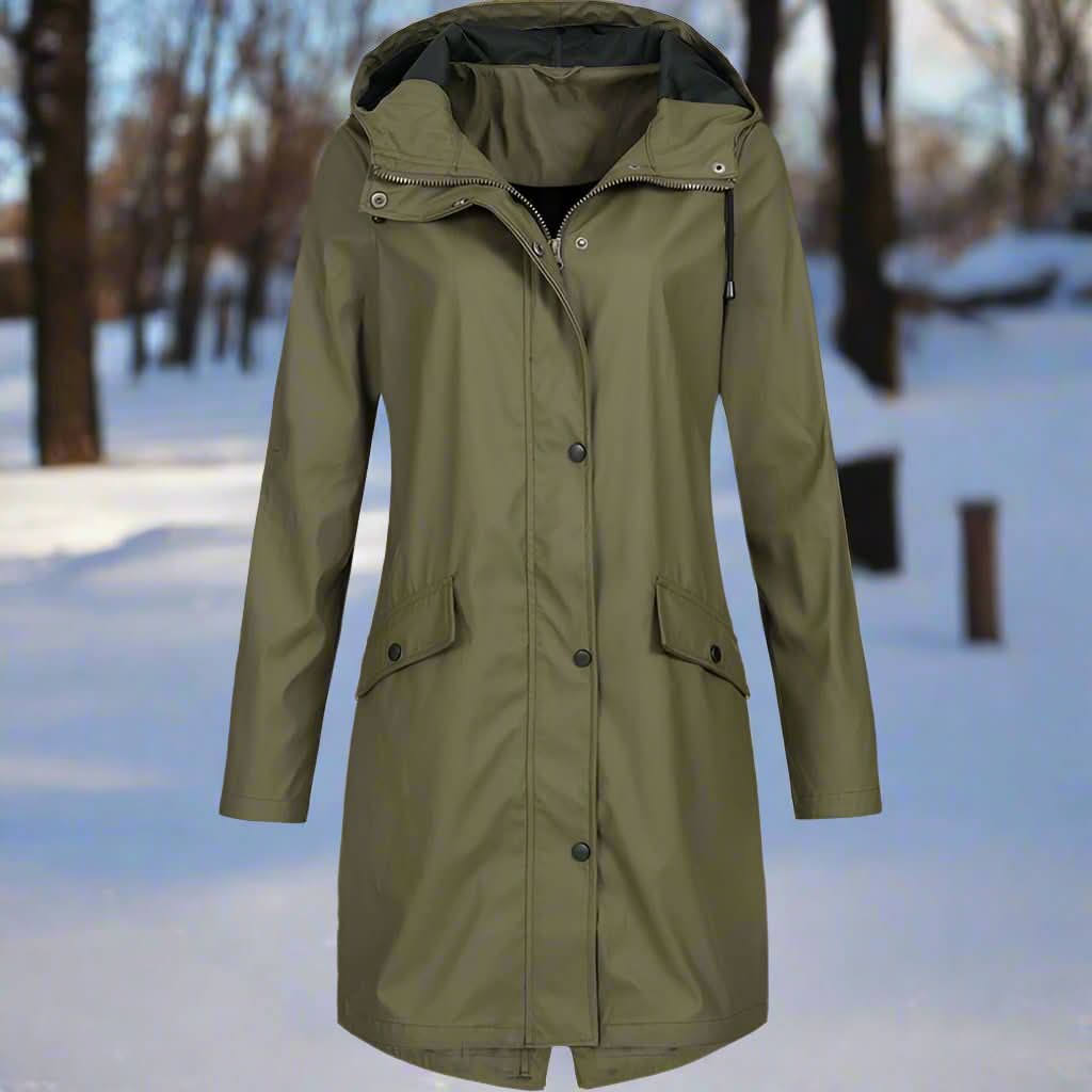 Giacca impermeabile resistente ed elegante da donna