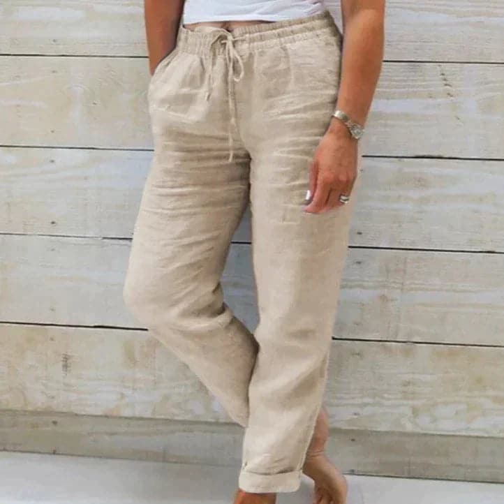 Pantaloni da donna - Vita elastica - Comodi e casual