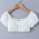 Completo canotta corta Pure Desire con gonna a vita alta