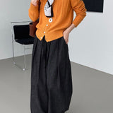 Cardigan in maglia di lana atmosferica