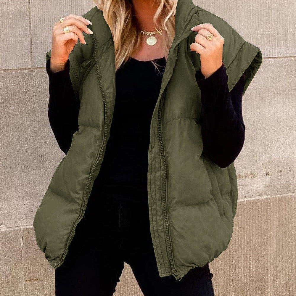 Gilet da donna – Trapuntato e imbottito – Vestibilità comoda – Chiusura con zip