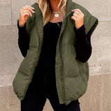 Gilet da donna – Trapuntato e imbottito – Vestibilità comoda – Chiusura con zip