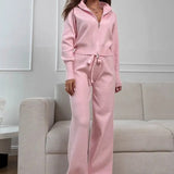 Completo da pendolare in maglia aderente con cerniera bidirezionale