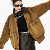 Giacca da lavoro con tasca dal taglio rilassato