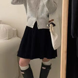 Cardigan lavorato a maglia con motivo a neve