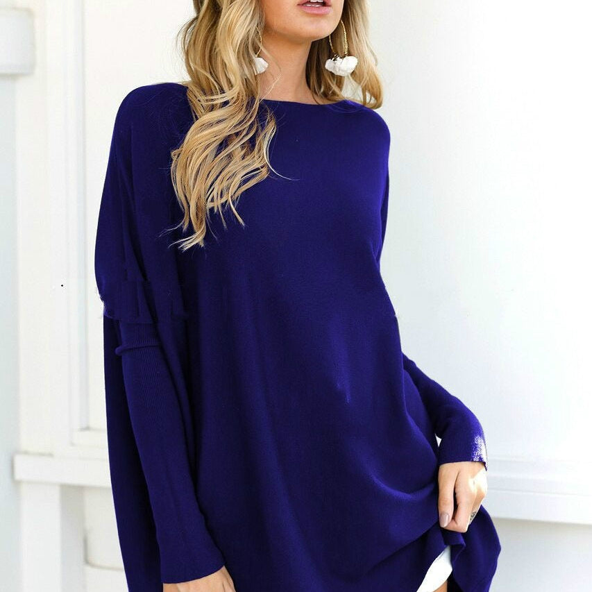 Maglione da donna – Vestibilità oversize – Maniche lunghe, stile casual