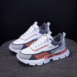 Sneakers da donna - Comode suole spesse - Rete traspirante - Chiusura casual con lacci