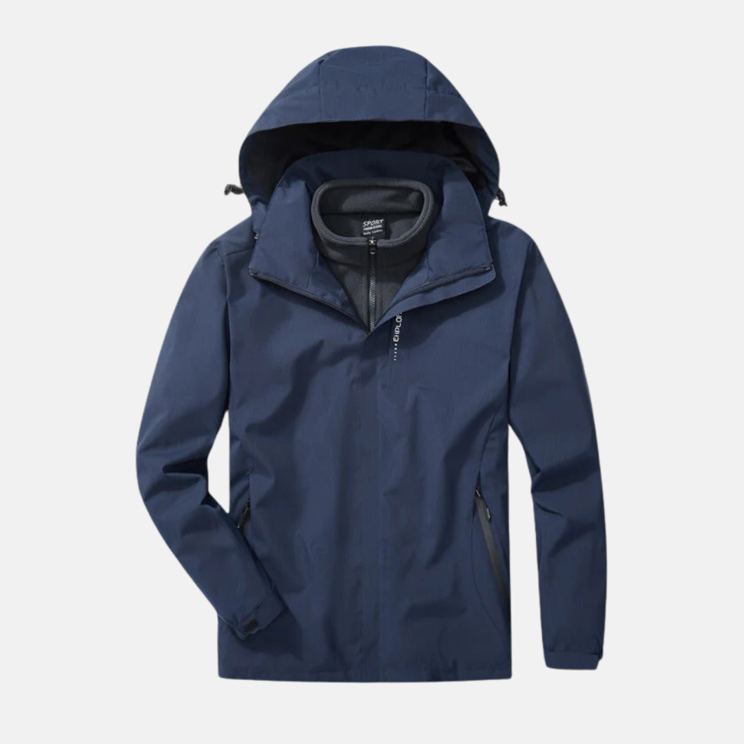 Completo due pezzi da donna - Tessuto resistente - Vestibilità comoda - Collo alto con cappuccio regolabile