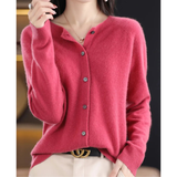 Cardigan in lana leggero ed elegante da donna