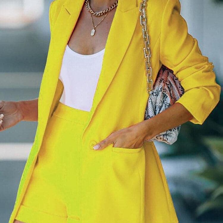 Nina - Completo pantalone e blazer di alta qualità in colori straordinari