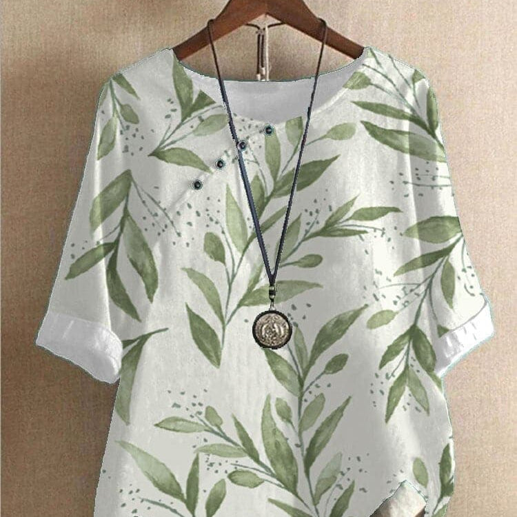 Ophelia - Camicetta firmata, lavorazione di alta qualità e motivi intricati