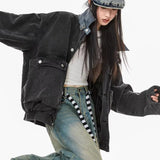 Giacca da lavoro con tasca dal taglio rilassato