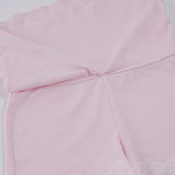 Completo culottes a maniche lunghe con fiocco in pizzo romantico francese