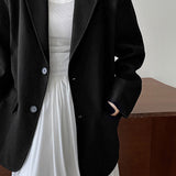 Blazer oversize con texture a nido d'ape