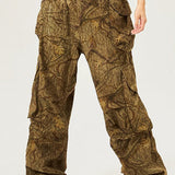 Pantaloni cargo larghi in stile vintage americano