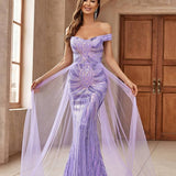 Sama - L'abito lungo con le spalle scoperte