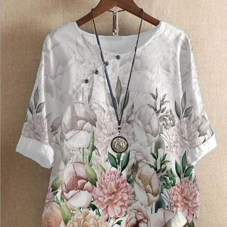 Ophelia - Camicetta firmata, lavorazione di alta qualità e motivi intricati