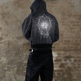 Felpa con cappuccio oversize alla moda