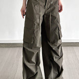Pantaloni cargo larghi in stile street vintage