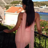 Completo gonna aderente a vita alta con fascia