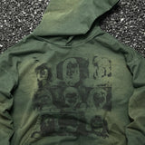 Felpa con cappuccio casual unisex hip hop